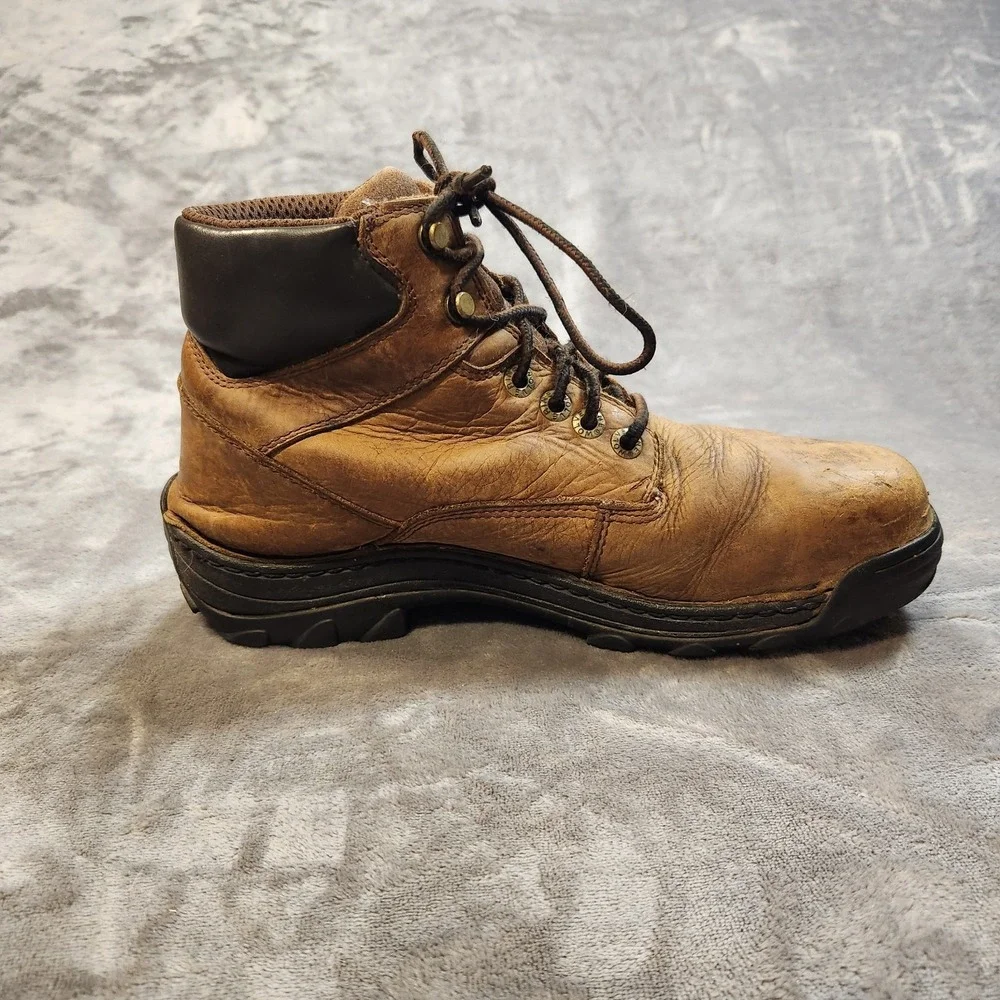 Wolverine Boots Mens 9.5 Brown Leather Durbin Waterproof 6